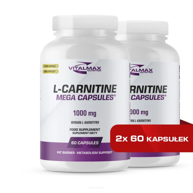 Vitalmax L-Carnitine Mega Capsules® | 120 kapsułek