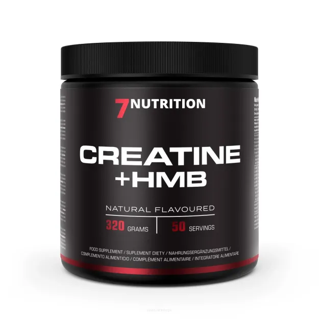 7Nutrition Creatine + HMB Kreatyna z wit. B | 320g naturalna