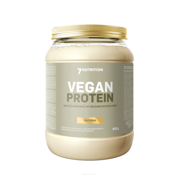 7Nutrition Vegan Protein 660g | smak naturalny