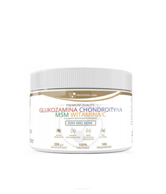 Progress labs Glukozamina Chondroityna MSM | 250g