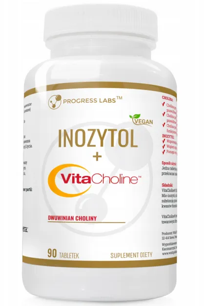 Progress VitaCholine + Inozytol | 90 tabletek