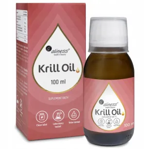 Aliness Krill Oil Omega 3 z Astaksantyną | 100 ml1