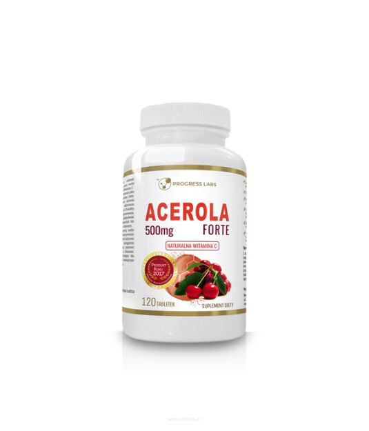 Progress Labs Acerola Forte 500mg | 120 tabl.