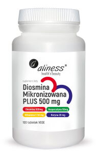 Aliness Diosmina mikronizowana plus 500mg | 100 tabletek