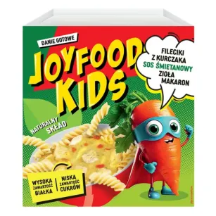 Joyfood Kids Fileciki z kurczaka w śmietanowym sosie z ziołami i makaronem | 260g