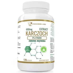 Progress Labs Karczoch Extract 600mg | 120 kapsułek