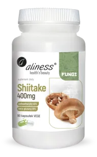 Aliness Shiitake ekstrakt 40/20 400mg | 90 vege kapsułek