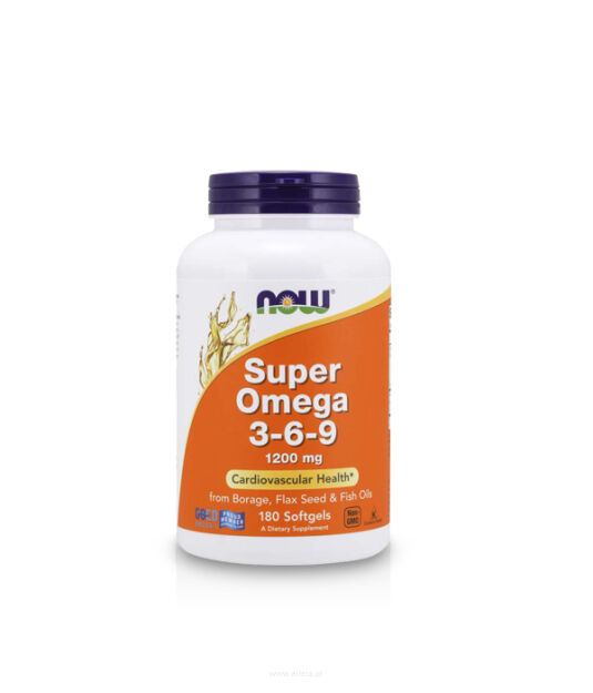 Now Foods Super Omega 3-6-9 1200mg | 180 softgels