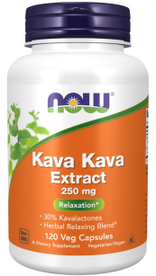 Now Foods Kava Kava Extract | 120 kapsułek