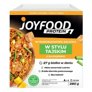 Joyfood Wysokobiałkowa sałatka w stylu tajskim z kurczakiem | 280g
