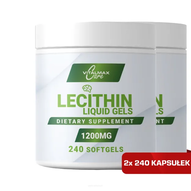 Vitalmax Lecithin 1200mg | 480 softgels Lecytyna