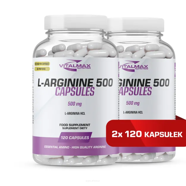 Vitalmax L-Arginine 500 | 240 kapsułek