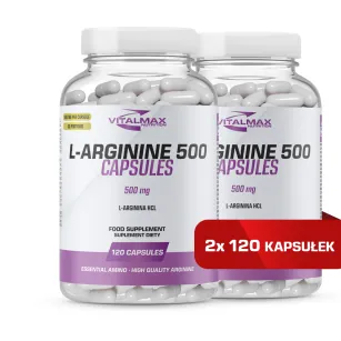 Vitalmax L-Arginine 500 | 240 kapsułek
