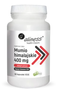 Aliness Shilajit Mumio himalajskie 400mg | 90 vege kapsułek