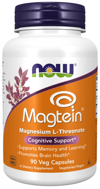 Now Foods Magtein™ L-Treonian magnezu | 90 vcaps