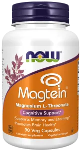 Now Foods Magtein™ L-Treonian magnezu | 90 vcaps