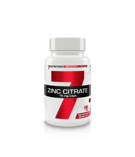 7Nutrition Zinc Citrate 15mg | 100 kaps.