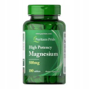 Puritan's High Potency Magnesium 500mg | 100 tabl.