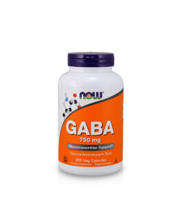 Now Foods GABA 750 mg | 200 vcaps. 