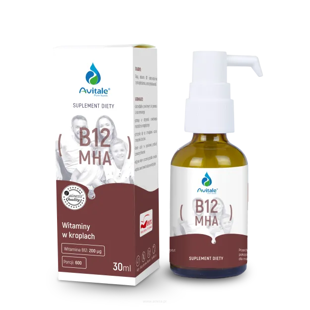 Aliness Avitale Witamina B12 MHA 200mcg | 30 ml w kroplach