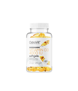 OstroVit Witamina D3 4000 IU | 120 softgels