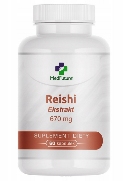 MedFuture Reishi ekstrakt 670mg | 60 kapsułek