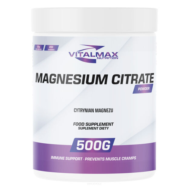 Vitalmax Magnesium Citrate powder | 500g