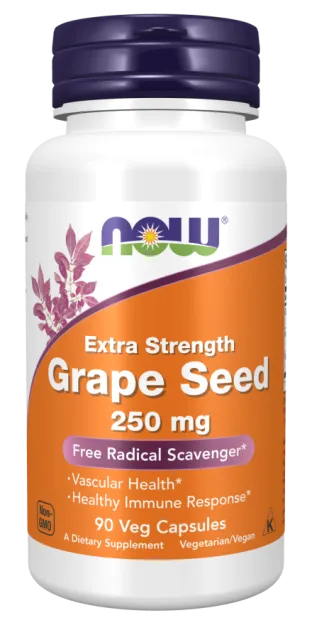 Now Grape Seed Extra Strenght 250mg | 90 vcaps