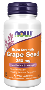 Now Grape Seed Extra Strenght 250mg | 90 vcaps