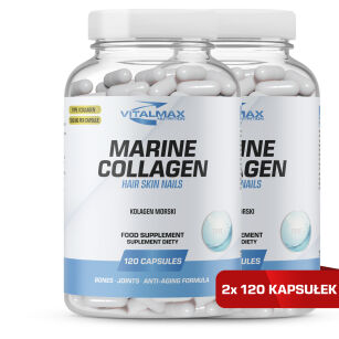 Vitalmax Marine Collagen | 240 kapsułek kolagen morski