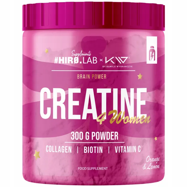 Hiro.Lab Creatine 4 Women with Collagen Kreatyna dla kobiet | 300 g