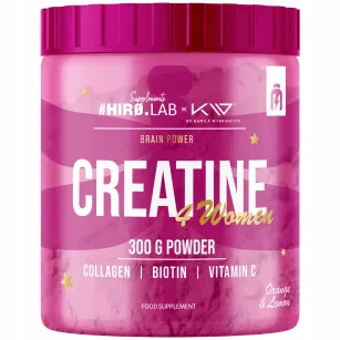 Hiro.Lab Creatine 4 Women with Collagen Kreatyna dla kobiet | 300 g