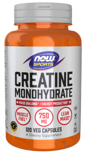 Now Creatine Monohydrate 750mg | 120 kapsułek