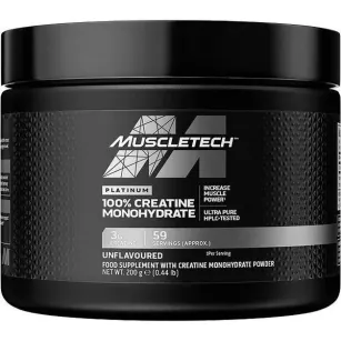 MuscleTech Platinum 100% Creatine | 200g kreatyna bezsmakowa