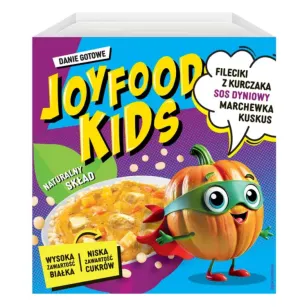 Joyfood Kids Fileciki z kurczaka w dyniowym sosie z kuskusem perłowym | 260g