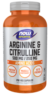 Now Arginine & Citrulline | 240 vcaps