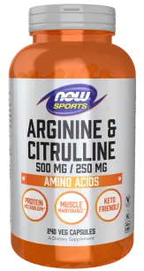 Now Arginine & Citrulline | 240 vcaps