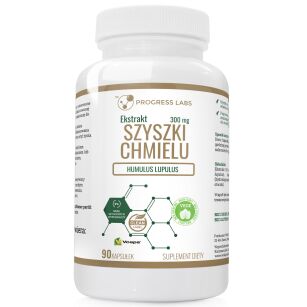 Progress Chmiel Ekstrakt 300mg | 90 kapsułek