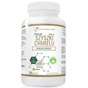 Progress Chmiel Ekstrakt 300mg | 90 kapsułek