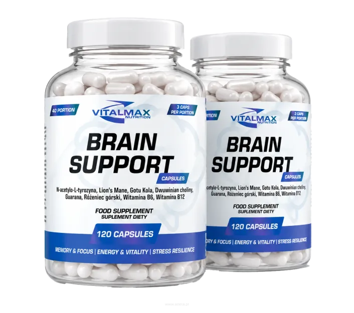 Vitalmax Brain Support Wsparcie Mózgu | 240 kapsułek