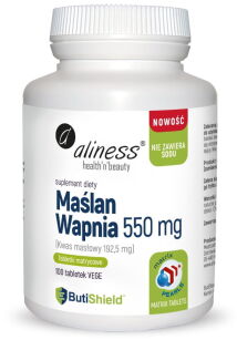 Aliness Maślan wapnia 550 mg | 100 tabletek