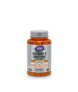 Now Foods Arginine & Ornithine | 100 kaps.