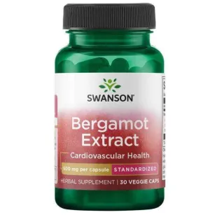 Swanson Bergamot Extract 500mg | 30 vcaps