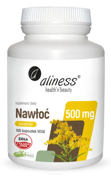 Aliness Nawłoć ekstrakt 10:1 500mg | 100 kapsułek