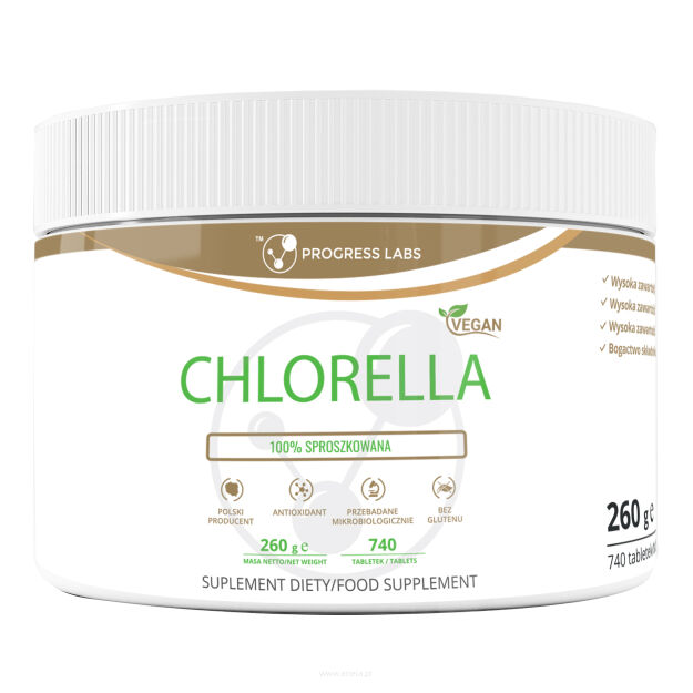 Progress Chlorella | 740 tabletek