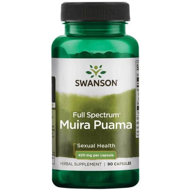 Swanson Muira Puama 400mg | 90 kaps.