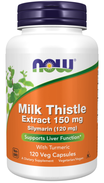 Now Foods Silymarin Milk Thistle Extract 150 mg | 120 vcaps