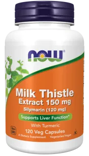 Now Foods Silymarin Milk Thistle Extract 150 mg | 120 vcaps