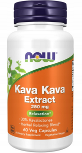 Now Foods Kava Kava Extract | 60 kapsułek