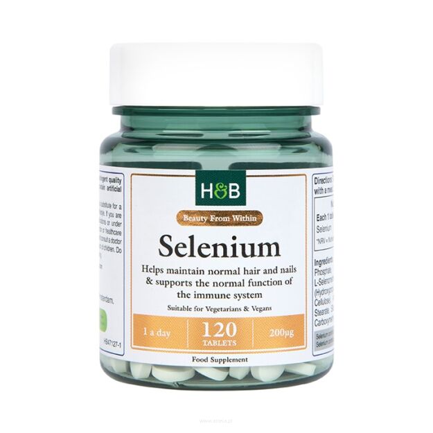 Holland & Barrett Selenium 200mcg | 120 tabletek